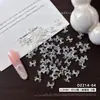 Nuevos Accesorios para Uñas con Forma de Moño Luna Translúcida Estilo Celebridad de Internet Ins Puro Deseo Decoración de Uñas con Moño de Cuello Lateral