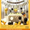 Ins Juego de Globos para Decoración de Cumpleaños Niños Niñas Fiesta de Cumpleaños de Bebé Accesorios para Disfrazar Escena