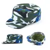 Chapéu de Sol Camuflado para Exterior com Aba Reta Estilo Bico de Pato Chapéu de Treinamento Militar Chapéu à Prova de Poeira para Canteiro de Obras Chapéu de Montanhismo Casual e Versátil