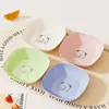 Cenicero de Hueso Color Crema Personalizado para Uso Doméstico en la Sala de Estar, Plato Pequeño Lindo, Cenicero Resistente a la Rotura, Plato para Bocadillos, Plato para Postres