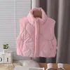 Chaleco acolchado unisex con costuras onduladas, adorno delicado y brillante, diseño a prueba de viento, cuello alto y cierre de cremallera - un nuevo artículo de otoño/invierno