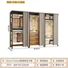 Guarda-Roupa Aberto DIY Closet Planejado Combinação de Guarda-Roupa Cabideiro Prateleira de Chão para Quarto