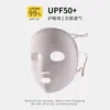 Mascarilla facial de protección solar física para mujer, máscara facial completa de protección UV para exteriores en verano, adecuada para beber agua mientras se conduce, facekini de seda helada