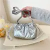 Tailandia GentleWoman Color Mini Bolso Cruzado de Bolitas Lindo Bolso de Hombro de Cuerda Nicho Bolso Versátil