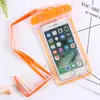 Bolsa impermeável luminosa para celular, bolsa à prova d'água para áreas externas, praia, natação, mergulho, câmera, fotografia, bolsa de água de 6 polegadas