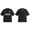 Marca de Moda Americana Representa Logo Básico Pequeño Letra Camiseta de Manga Corta Holgada Casual para Hombre y Mujer Transfronteriza Media Manga