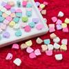Macarrón Horneado Color Cabeza de Oso Cuentas DIY Niña Corazón Cuerda para Teléfono Móvil Pulsera Cuentas Aleación Cuentas Accesorios de Joyería