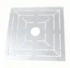 Regla Nueva para Desagüe de Piso, Placa Patrón Universal Multifuncional de Acero Inoxidable, una Herramienta Súper Útil para Decoración, Dibujo de Líneas y Corte de Agujeros