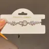 Nuevo Estilo Chino Zircón Colgante Calabaza Pulsera Lujo Ligero Pulsera de Gama Alta Moda Nicho Retro Temperamento Joyería Hecha a Mano Venta al por Mayor
