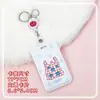 Estuche Deslizante para Tarjetas de ABS Estudiante Pecho Tarjeta de Acceso Tarjeta de Comida Bolsa Anti-pérdida Colgante del Cuello Estuche de Identificación Cubierta Protectora Hombres y Mujeres en stock