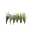 Planta Artificial Escandinava Pasto Cola de Perro Individual Decoración para el Hogar Planta Verde Artificial Boda Fila de Piso Flores Falsas Pasto de Caña Falso