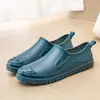 Nuevos Zapatos de Lluvia para Primavera y Otoño Cuatro Estaciones para Mujer de Caña Corta Boca Baja Impermeables Antideslizantes Zapatos de Agua para Mujer de Caña Baja para Cocina Trabajo Ropa Exterior Zapatos de Goma