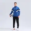 Jaquetas Esportivas Casuais Masculinas e Femininas, Uniformes de Badminton, Uniformes de Tênis de Mesa e Vôlei de Manga Longa, Jaquetas com Estampa de Equipe