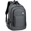Mochila Casual Masculina 2026 para Viagem de Negócios Transfronteiriça, Grande Capacidade, Estilo Coreano, Tendência, Cor Sólida, Bolsa Simples para Laptop