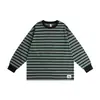 Ropa Infantil Dk 26 Estilo Otoño Retro Japonés Camiseta Rayada de Manga Larga para Niñas y Niños, Camiseta Básica Casual para Niños y Adolescentes, Moderna