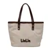 2026 Bolso de Textura para Mujer Tendencia Nuevo Estilo Otoño Estilo Coreano Diseño de Nicho Niñas Versátil Bolso de Mano con Letra