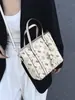 Bolso de Mano de Lujo de Nicho para Mujer 2026 Nuevo Moda Tendencia Monograma Cruzado al Hombro Versátil Bolso Cubo para el Trabajo