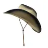 Estilo Europeo y Americano Sombrero para Acampar al Aire Libre y Montañismo para Niños Combinación Perfecta para Pesca Sombrilla Sombrero para el Sol para Hombres Ala Ancha Vaquero Occidental