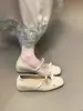 Zapatos de Plataforma Mary Jane para Mujer 2026 Otoño Punta Cuadrada Suave Corte Bajo Doble Moño Versátiles Zapatos de Commute para Mujer