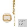 Collar ajustable tipo alfiler transfronterizo de oro de 18K, giro en O que no se desvanece, cadena universal chapada en cobre, accesorios simples al por mayor