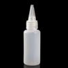 Fábrica direta 30ml ml garrafa de plástico translúcida garrafa de água agulha garrafa emulsão cosmética embalagem garrafa vazia