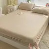Sábana de algodón puro de una sola pieza, sábana bajera, protector de colchón de algodón completo a prueba de polvo para colchón Simmons, nuevo modelo 2026