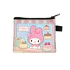 2025 Caricatura Transfronteriza My Melody Monedero Estudiante Portátil Portatarjetas de Llave Linda Bolsa de Almacenamiento de Gran Capacidad