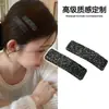 Pinza para el Cabello de Moda Estilo Coreano con Pedrería Completa, Pinza Grande BB, Pinza para Flequillo y Mechones, Pinza para el Flequillo, Accesorio de Horquilla Retorcida Lateral