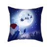 Funda de Almohada Navideña de Nieve Transfronteriza Decoración Cálida para Almohada de Sofá para el Hogar Festivo