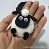 Pingente de Cordeiro Bola de Pelúcia Gordinho, Bola de Caxemira Ovelhinha, Ornamento de Brinquedo Criativo, Bola de Páscoa