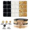 Traje de arcilla polimérica suave de 24 rejillas cuentas de arcilla polimérica suave rosas cuentas de alfabeto pulsera collar DIY regalo transfronterizo de San Valentín