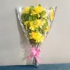 Ramos de Flores para la Limpieza de Tumbas Qingming, Flores de Seda para la Adoración de Ancestros, Decoraciones para Lápidas de Cementerio, Flores Artificiales, Decoraciones Florales de Plástico al por Mayor