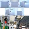 Puerta enrollable rápida con turbina de aleación de aluminio para estación de bomberos, gran fábrica, almacenamiento en frío, aislamiento, puerta rápida dura antirrobo a prueba de polvo