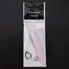 Pinzas para Diario de Mano Acero Inoxidable Pinzas para Pestañas Postizas Pinza de Cabeza Redonda Corta Portátil Fácil para Principiantes Pinzas para Injerto de Pestañas
