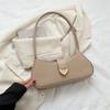 Bolso de Hombro Sencillo y Elegante de Color Sólido para Mujer, para el Trabajo, Bolso de Hombro de Moda Verano 2023, Bolso Casual, Moderno y Versátil