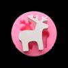 Molde de silicone de alce de Natal di'y bolo molde de açúcar vela aromaterapia gesso ornamentos ferramenta de moagem de silicone