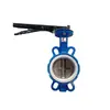 Válvula de mariposa tipo clamp con operación por manija D71X-10/16Q/C, hierro fundido con PTFE, plato de acero inoxidable DN50 80 100 150