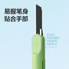 Cuchillo de utilidad Newse Ns067 con hoja negra, Cuchillo de utilidad resistente a la corrosión, Cortador de papel, Abrecajas, Cuchillo para entrega rápida, Cuchillo pequeño portátil con cordón