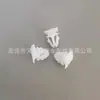 Tapa de Rueda Delantera Clip de Fijación para Centro de Rueda Adecuado para Audi Q2Lq3Q5 Protector de Estribo Lateral de Carrocería y Hebilla de Fijación para Arco de Rueda