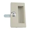 Accesorios para Manijas de Archivador Metálico, Manija de Cerradura para Puerta de Casillero de Acero, Manija de Archivador con Cerradura, Manija de Puerta de Plástico