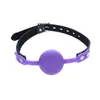 4,2 cm Plug de silicone com boca de trava sólida, bola de boca para treinamento, brinquedos sexuais para adultos, atacado, quatro cores, acessórios de copo de boca