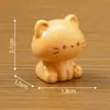 Micro-paisagem Fofa Posição Sentada Gato Siamês Vaca Leiteira Gatinho Boneca Mengli DIY Enfeites Acessórios Pendurados Pequenos Enfeites de Mesa