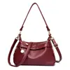 Bolso Cruzado para Mujer Transfronterizo Nuevo 2026, Bolso de Cuero Suave de Moda para Mujer, Gran Capacidad, Bolso de Hombro para Mujer de Mediana Edad con Múltiples Compartimentos