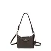 Colección Otoño/Invierno 2026: Bolso de Moda Versátil de Cuero Mate, Bolso para el Trabajo, Bolso Cruzado de Cuero Suave Estilo Vintage Simple Tipo Dumpling