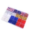 Caja de Set de Pulseras de Perlas Más Vendida Transfronteriza Serie del Día de la Independencia Americana Pulsera DIY Cuentas de Letras de Arcilla Suave Accesorios de Joyería