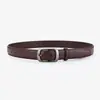 Cinturón con Hebilla de Pin para Hombres, Jóvenes, Estilo Hong Kong Moderno Ins Cinturón Simple para Jeans, Cinturón Versátil Unisex