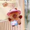 Muñeco de Capibara Lindo Vamos a Salir Juntos Colgante Peluche Colgante de Bolsa Llavero Muñeco Muñeco