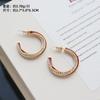Aretes Retro Exquisitos Año Animal Angela Rojo para Mujer, Modernos, Exquisitos y Versátiles Aretes de Aguja de Plata, Lujo Accesible y Alta Gama
