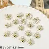 Abelha e MargaridaLiga Gota de Óleo Pérola Borboleta Abelha Flor Pingente Acessórios para Pulseira DIY