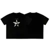 Verano Nuevo Erd Rico Segunda Generación Retrato Graffiti Casual Camiseta de Manga Corta para Hombre y Mujer Wdw Holgada Americana High Street Camiseta